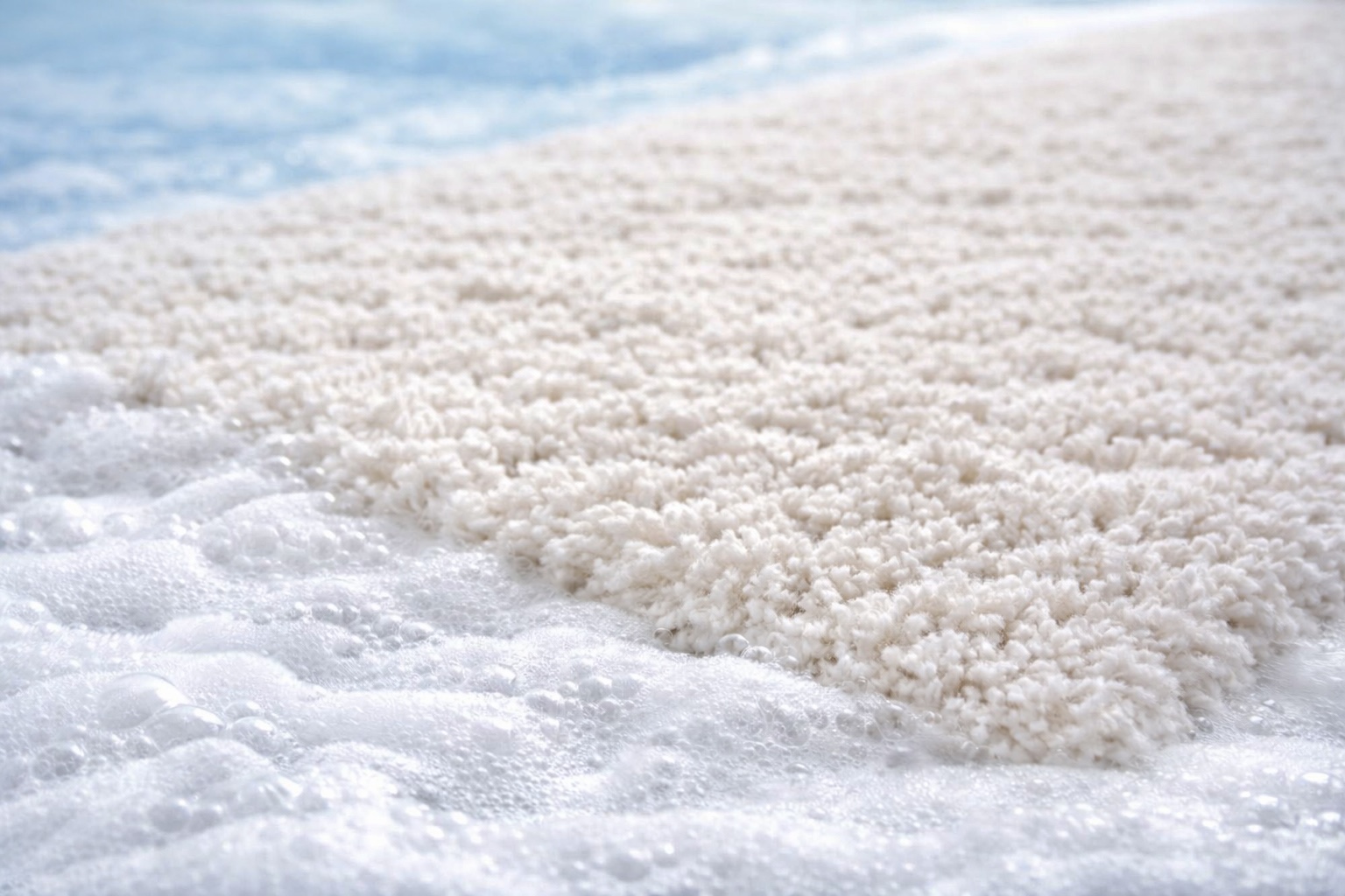 Kristal halı yıkama köpüklü halı